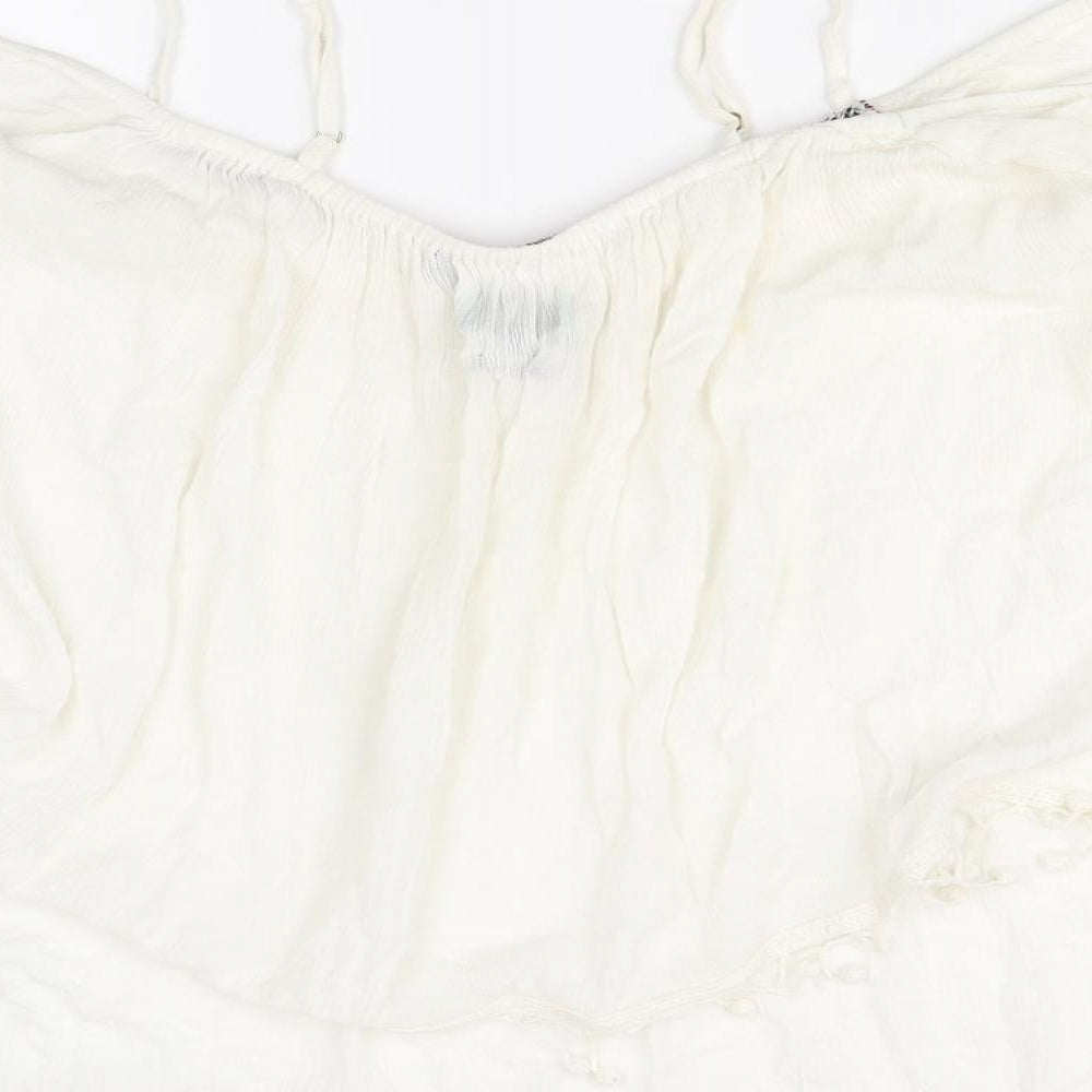 Superdry Womens White   Basic Tank Size S