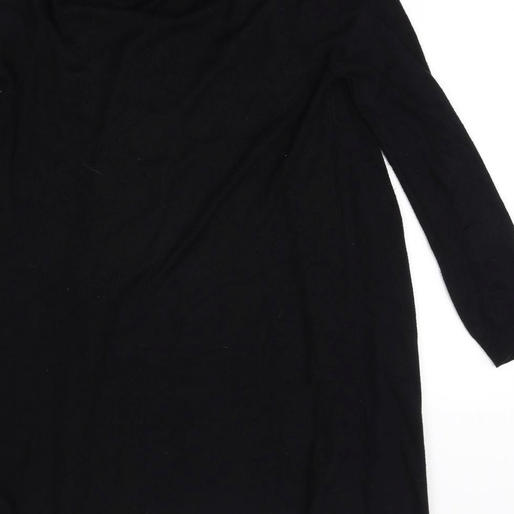 m&s Womens Black   Cardigan Jumper Size M