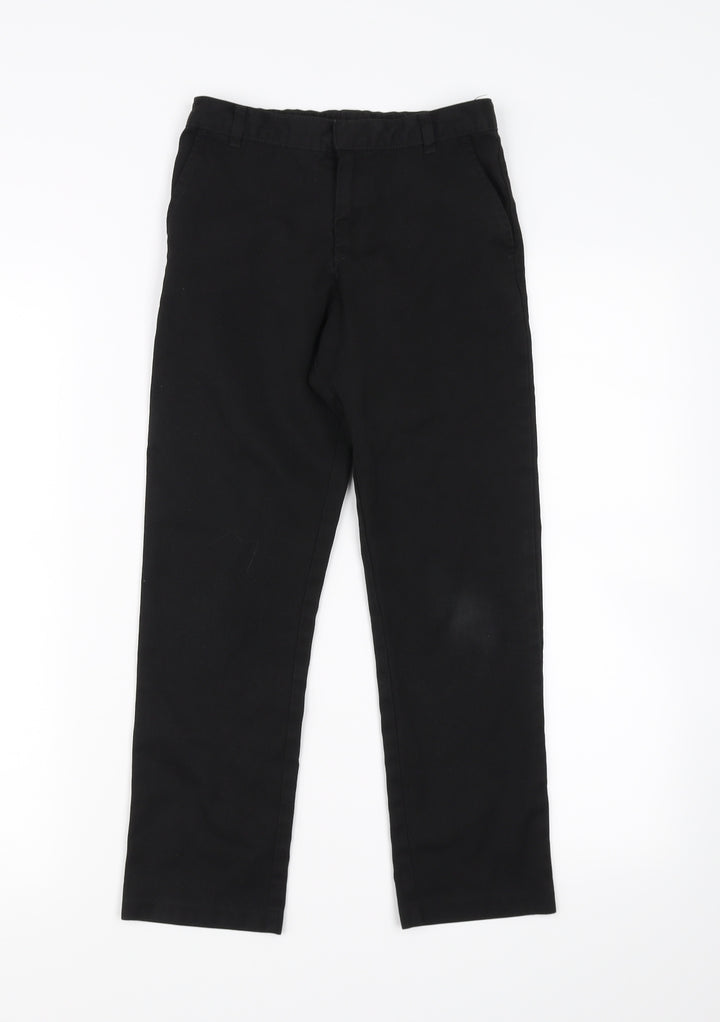 George Boys Black Dress Pants Trousers Size 8-9 Years