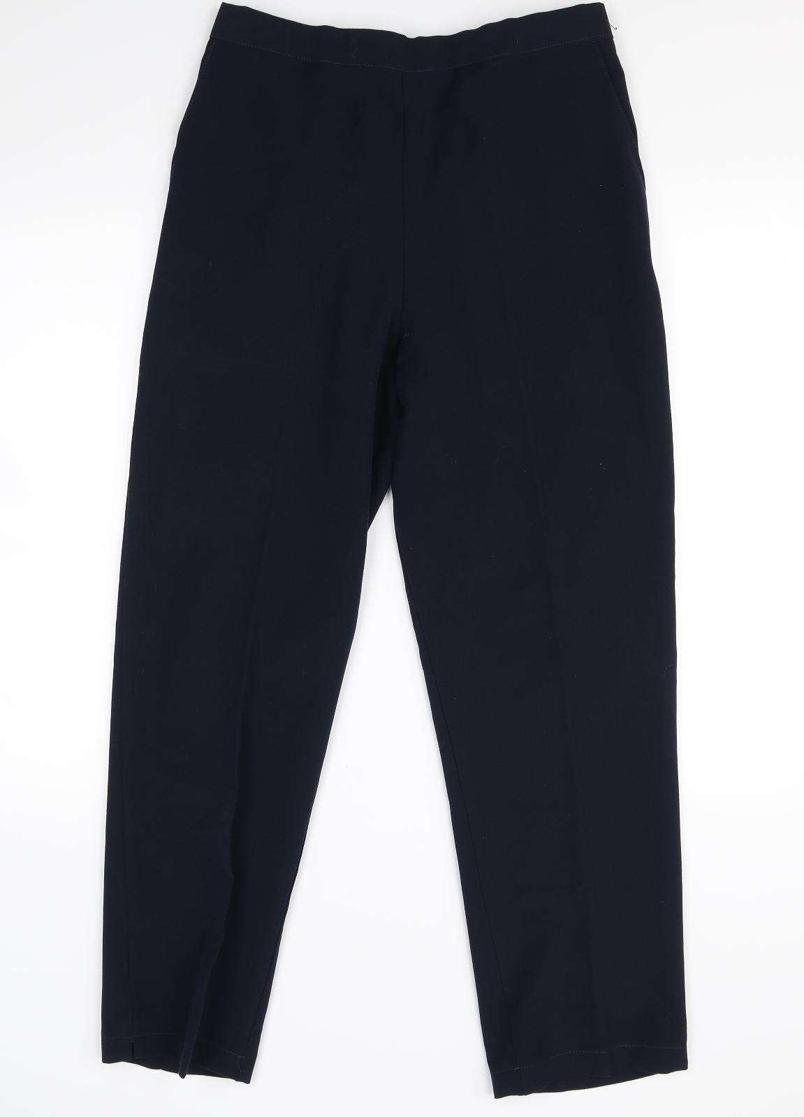 Preworn Womens Blue   Dress Pants Trousers Size 16 L28 in