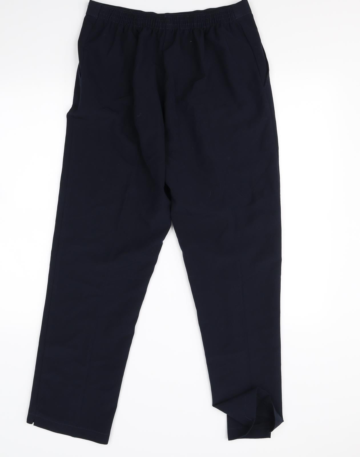 Preworn Womens Blue   Dress Pants Trousers Size 16 L28 in