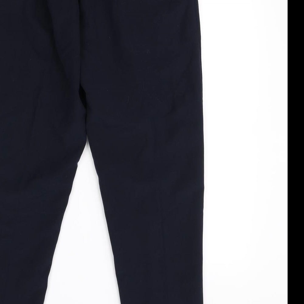 Preworn Womens Blue   Dress Pants Trousers Size 16 L28 in