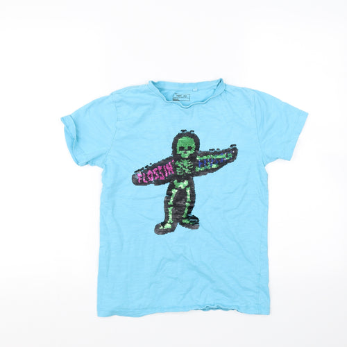 NEXT Boys Blue   Basic T-Shirt Size 8 Years
