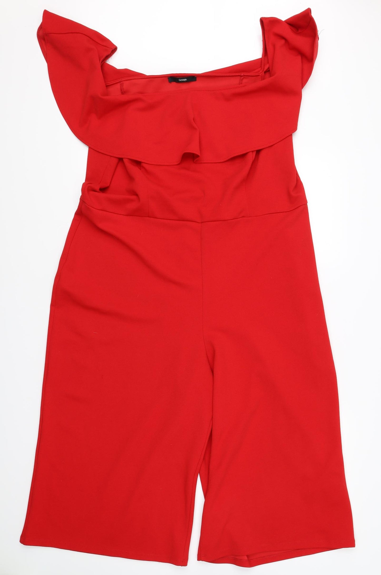 George Womens Red   Jumpsuit One-Piece Size 20 L23 in