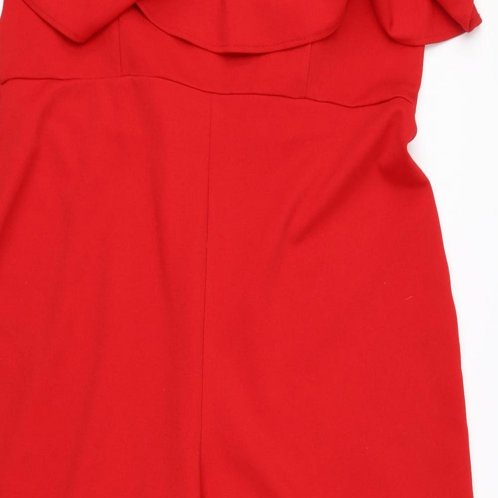 George Womens Red   Jumpsuit One-Piece Size 20 L23 in