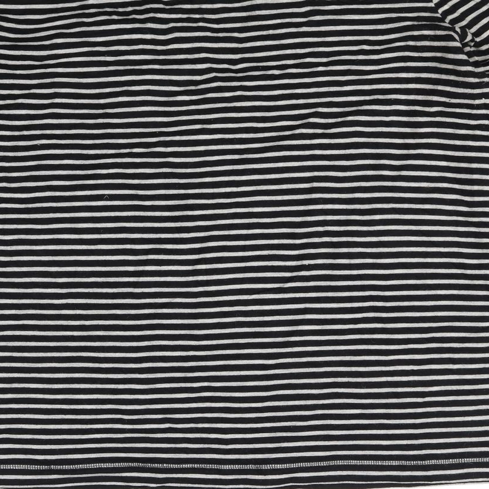 Liz Claiborne Womens Black Striped  Pullover Jumper Size XL
