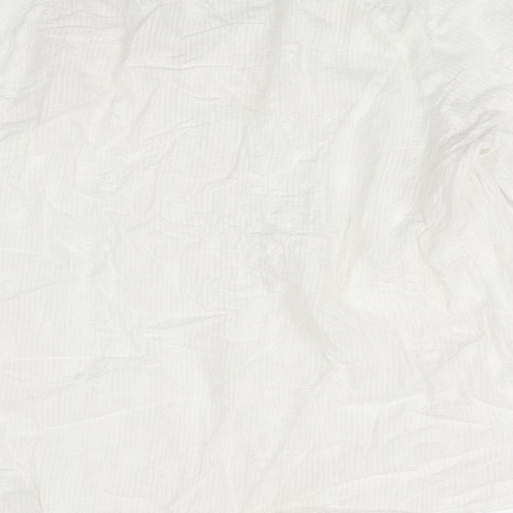 Preworn Womens White   Basic Blouse Size 18