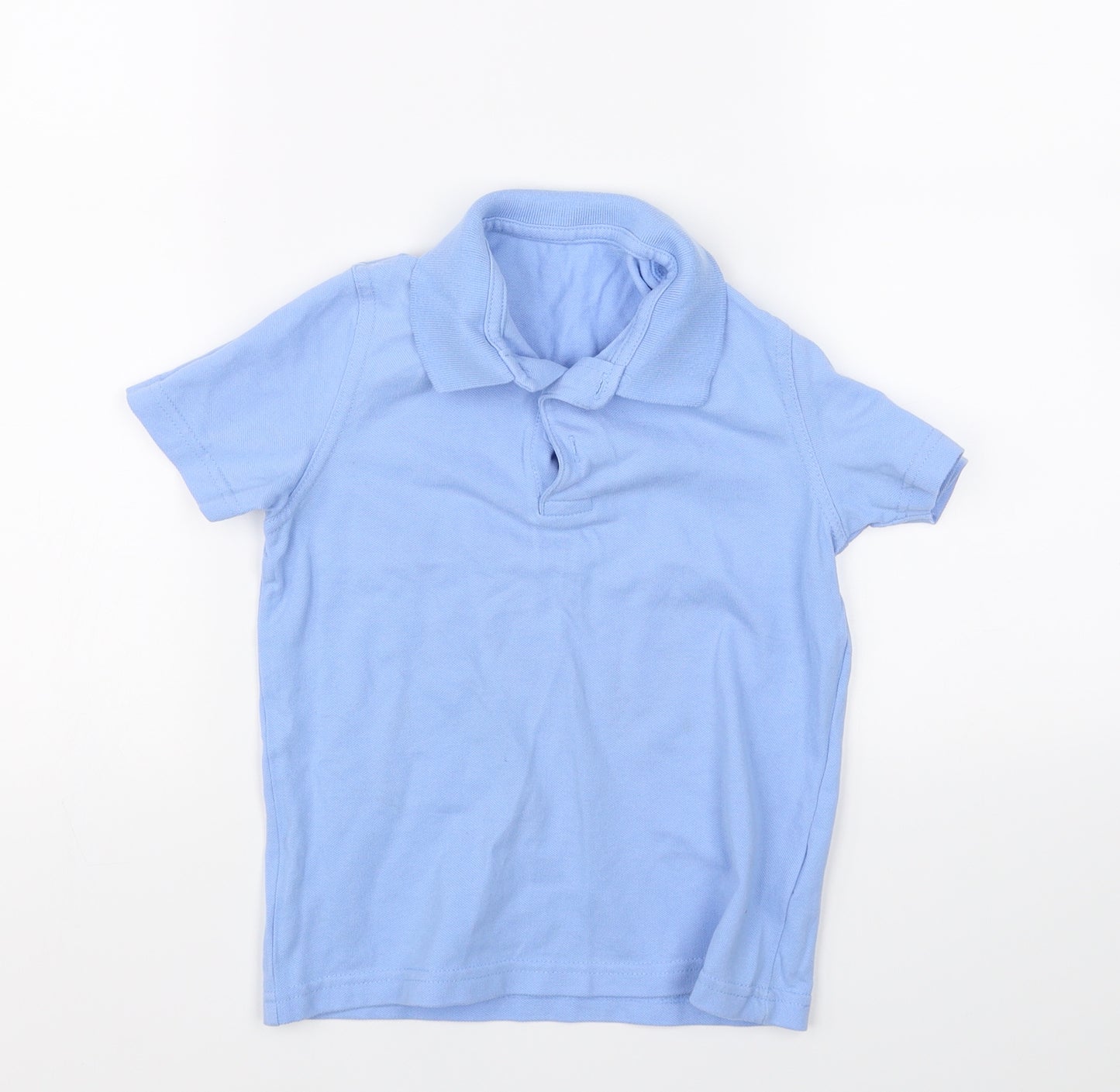George Boys Blue   Basic Polo Size 4-5 Years