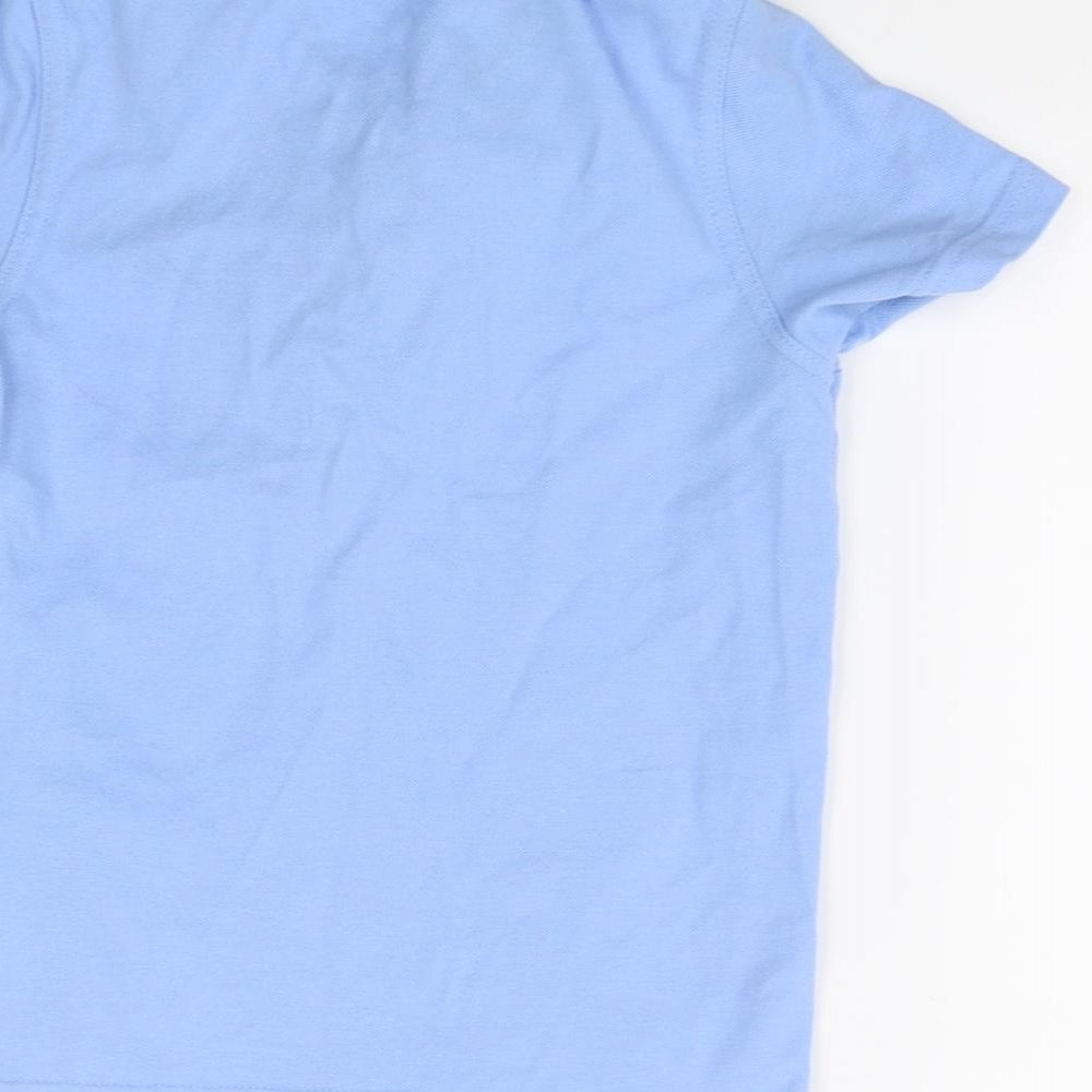 George Boys Blue   Basic Polo Size 4-5 Years
