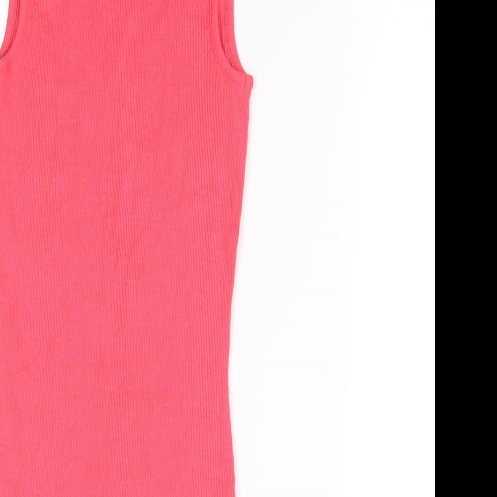 m&S Womens Pink   Basic T-Shirt Size 6