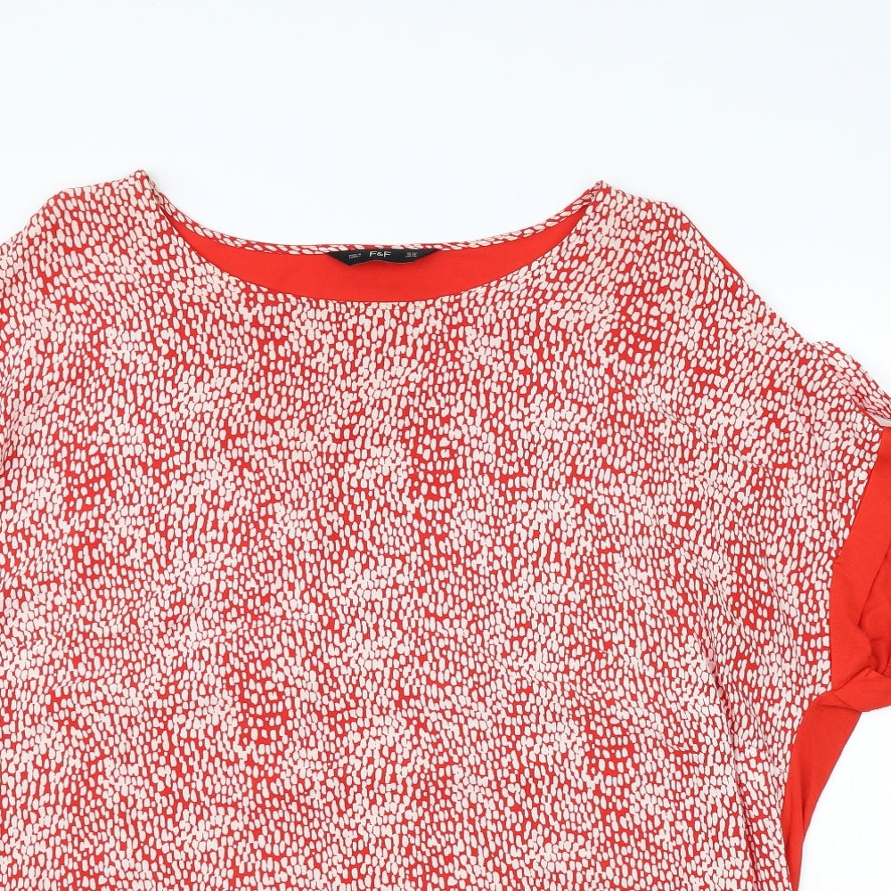 F&F Womens Red   Basic Blouse Size 22