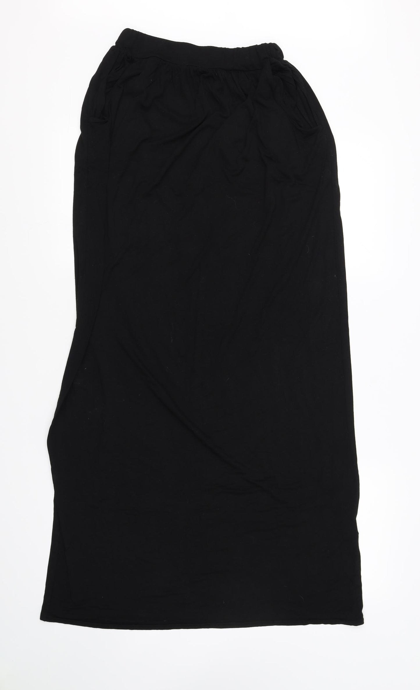 Boohoo Womens Black   Flare Skirt Size 8