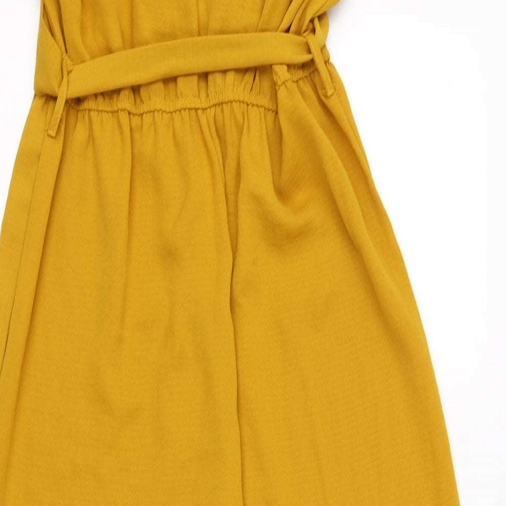 New Look Womens Yellow   Jumpsuit One-Piece Size 12 L25 in