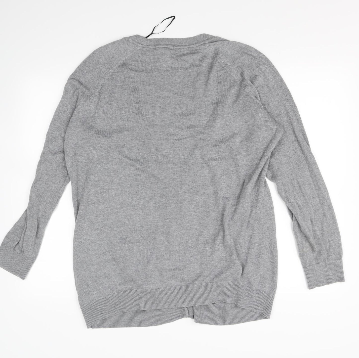 H&M Womens Grey   Cardigan Jumper Size L