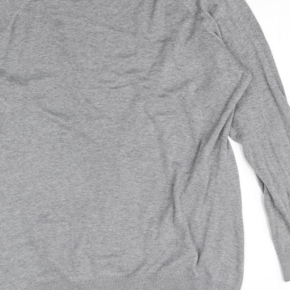 H&M Womens Grey   Cardigan Jumper Size L