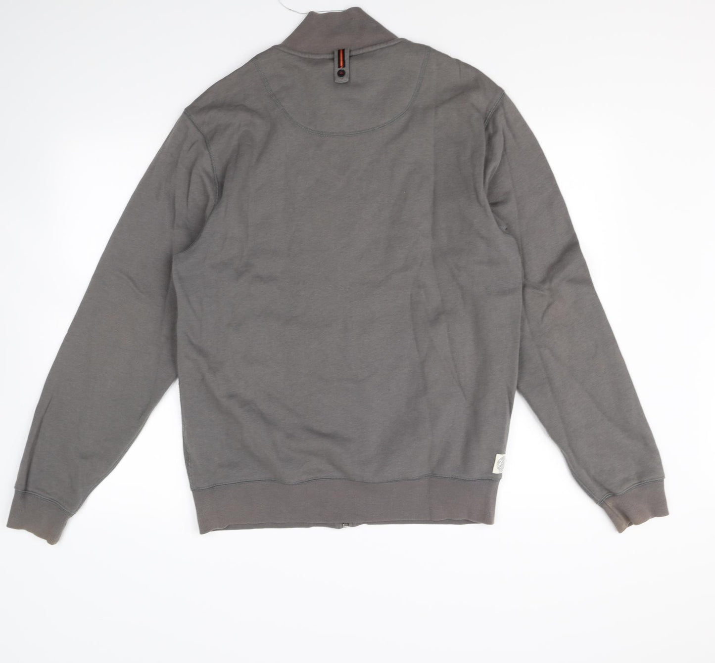 Luxe Mens Grey   Full Zip Jumper Size L