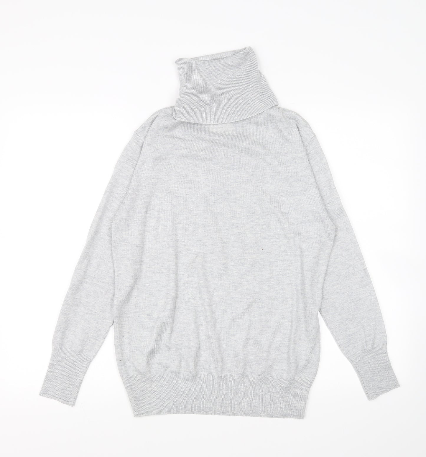 Joy Womens Grey   Basic T-Shirt Size 8