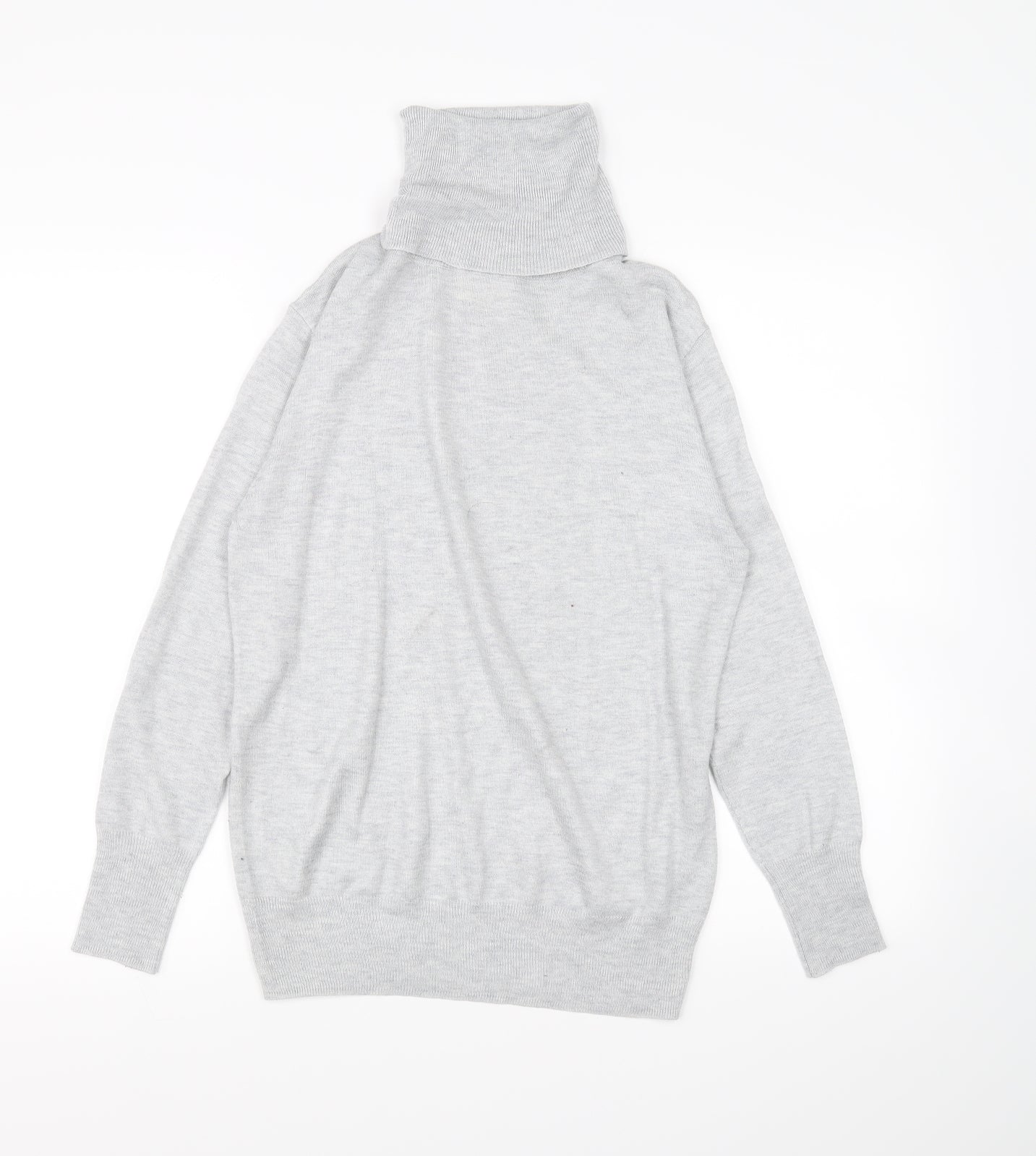 Joy Womens Grey   Basic T-Shirt Size 8