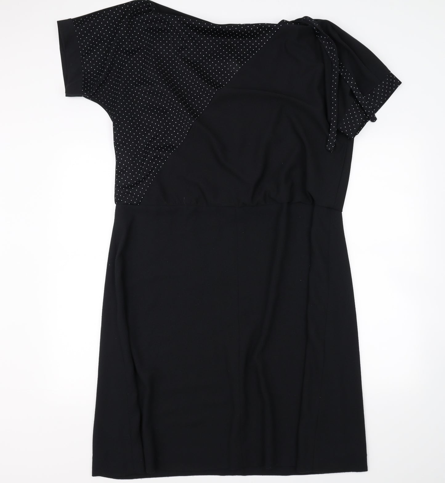Preworn Womens Black   Shift  Size 16