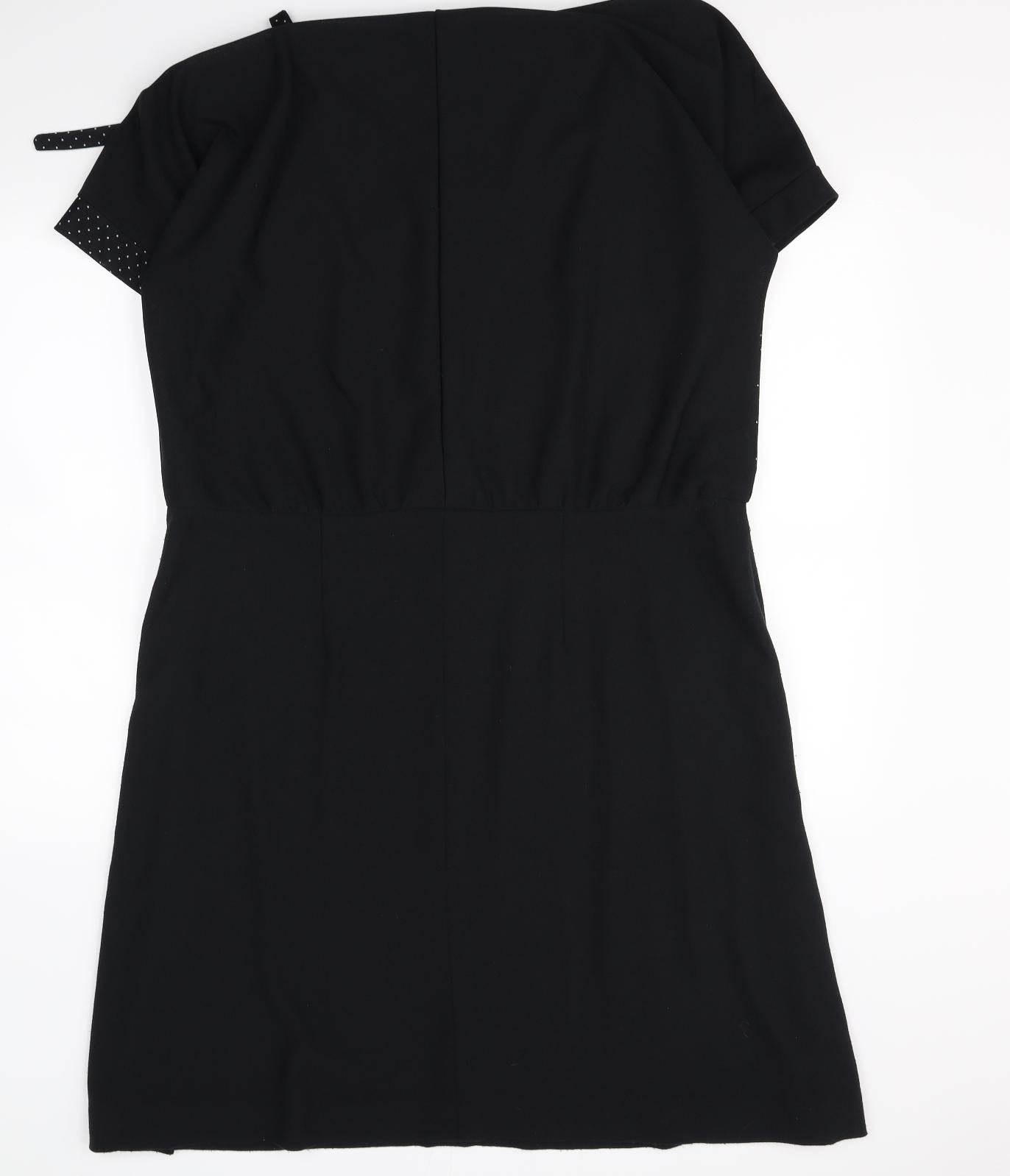 Preworn Womens Black   Shift  Size 16