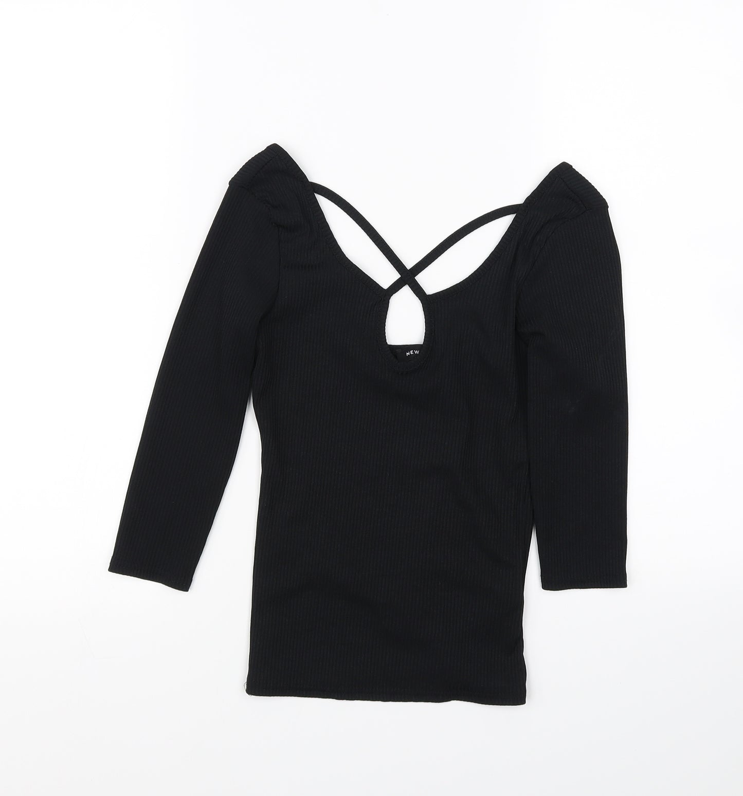 New Look Womens Black   Basic Blouse Size 6
