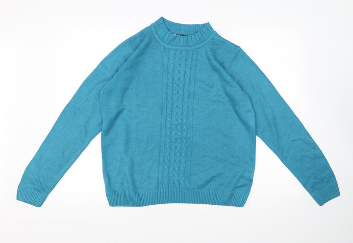 Isle Womens Green   Pullover Jumper Size M