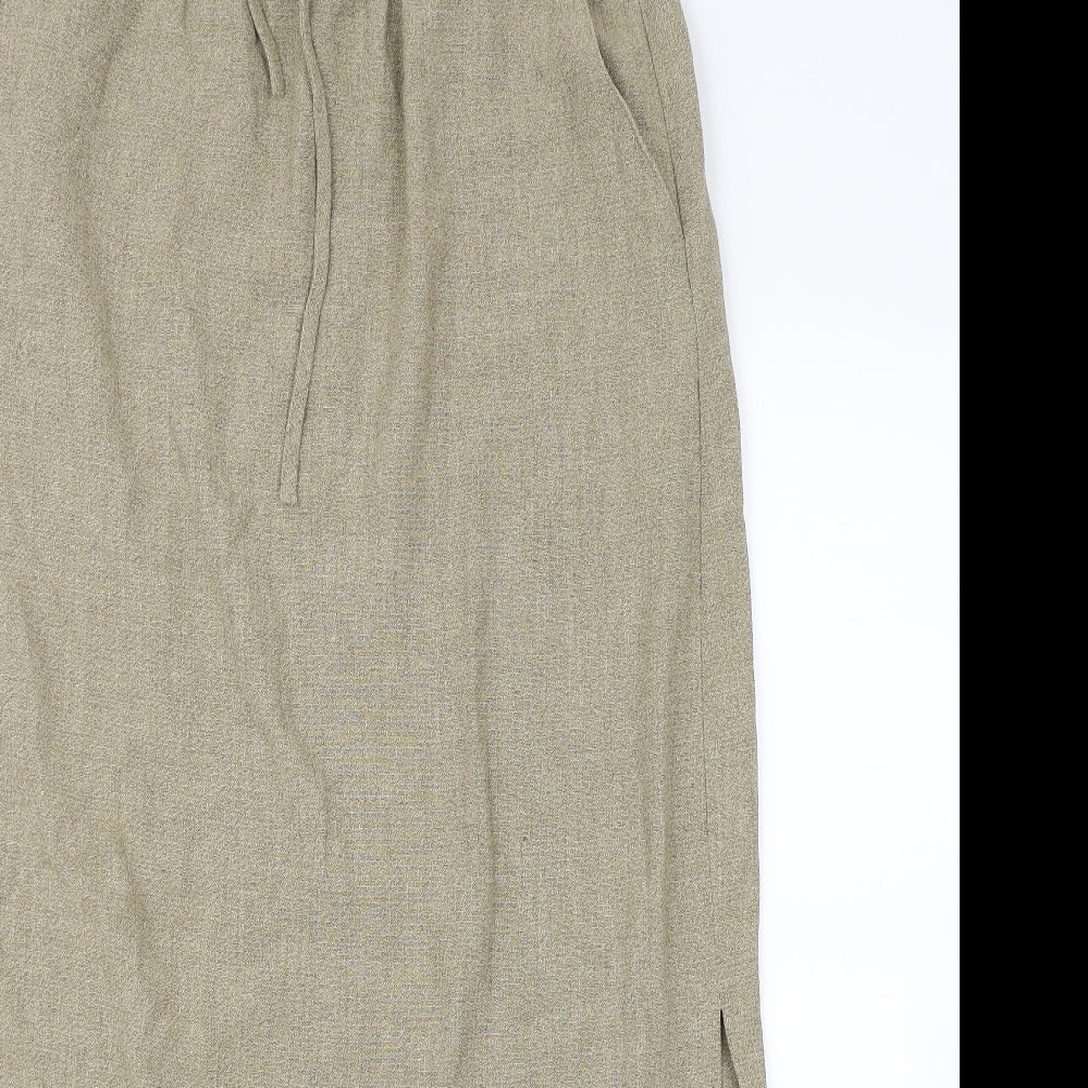 Liz Claiborne Womens Beige   Maxi Skirt Size M
