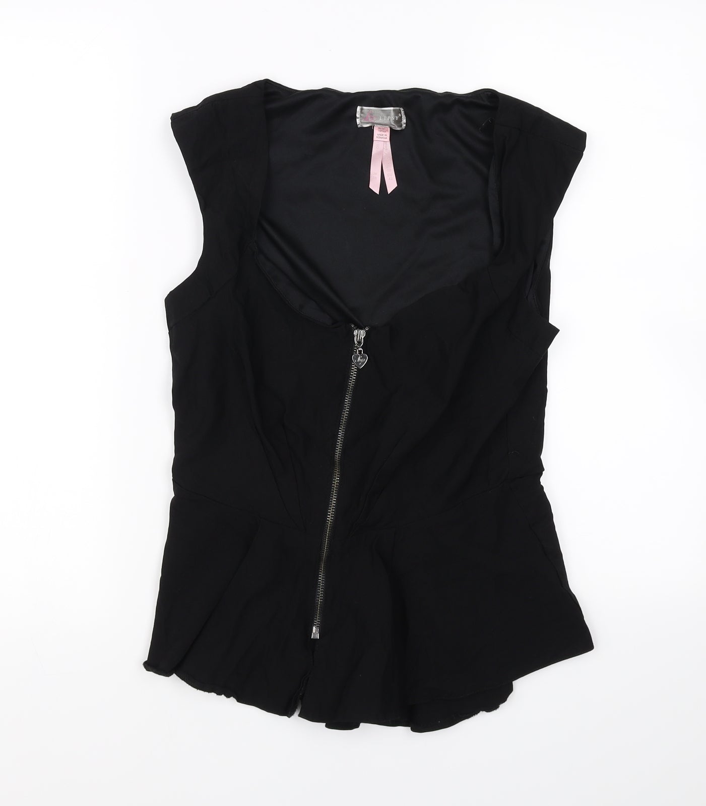 Lipsy Womens Black   Basic Tank Size 16