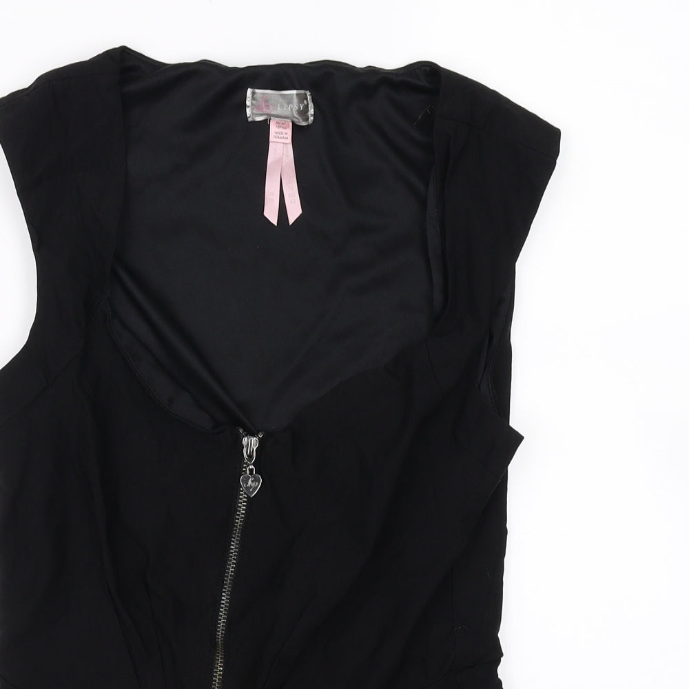 Lipsy Womens Black   Basic Tank Size 16