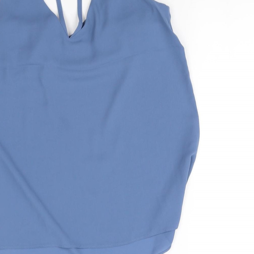 Topshop Womens Blue   Cropped Tank Size 6