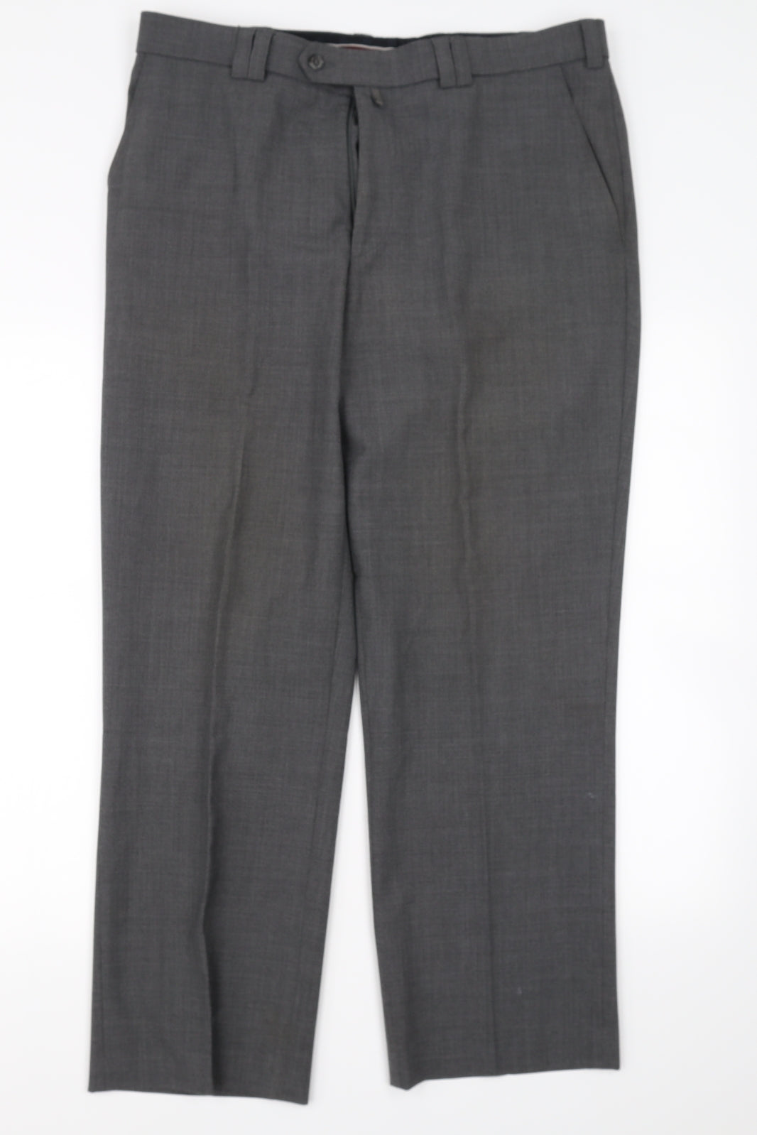 Meyer Mens Grey   Dress Pants Trousers Size M L29 in