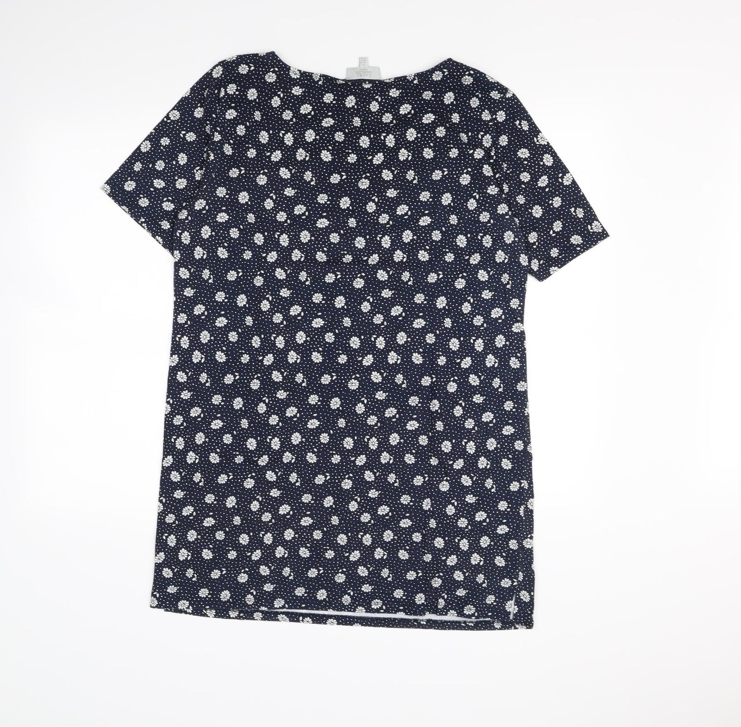 Laura Ashley Womens Blue Floral  Shift  Size 14