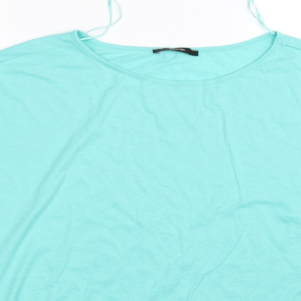 George Womens Green   Basic T-Shirt Size 18
