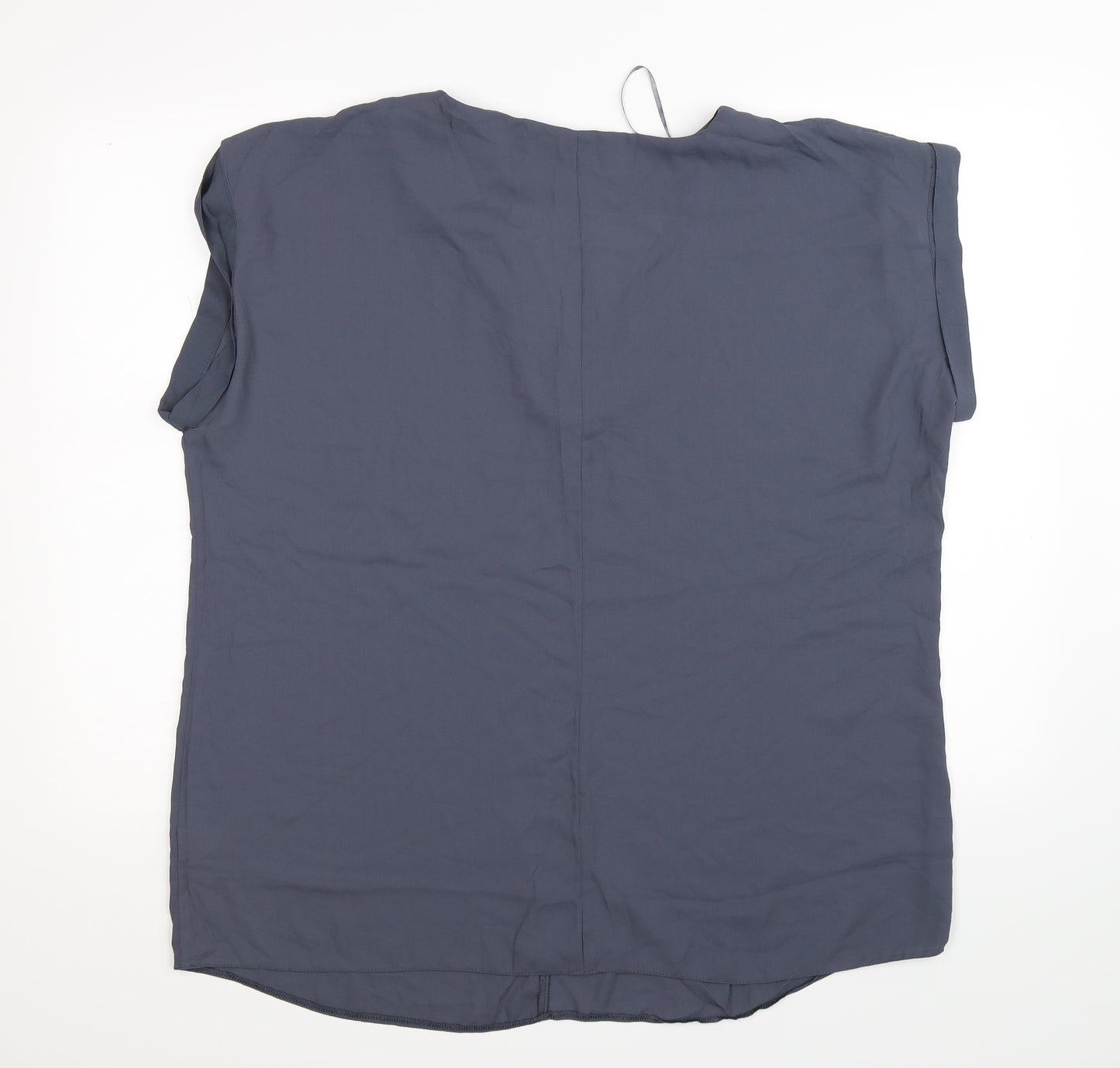 George Womens Grey  Chiffon Tunic T-Shirt Size 2