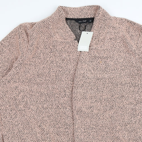 F&F Womens Pink  Knit Cardigan Jumper Size 18