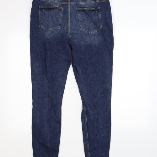 denim co Womens Blue  Denim Skinny Jeans Size 18 L27 in