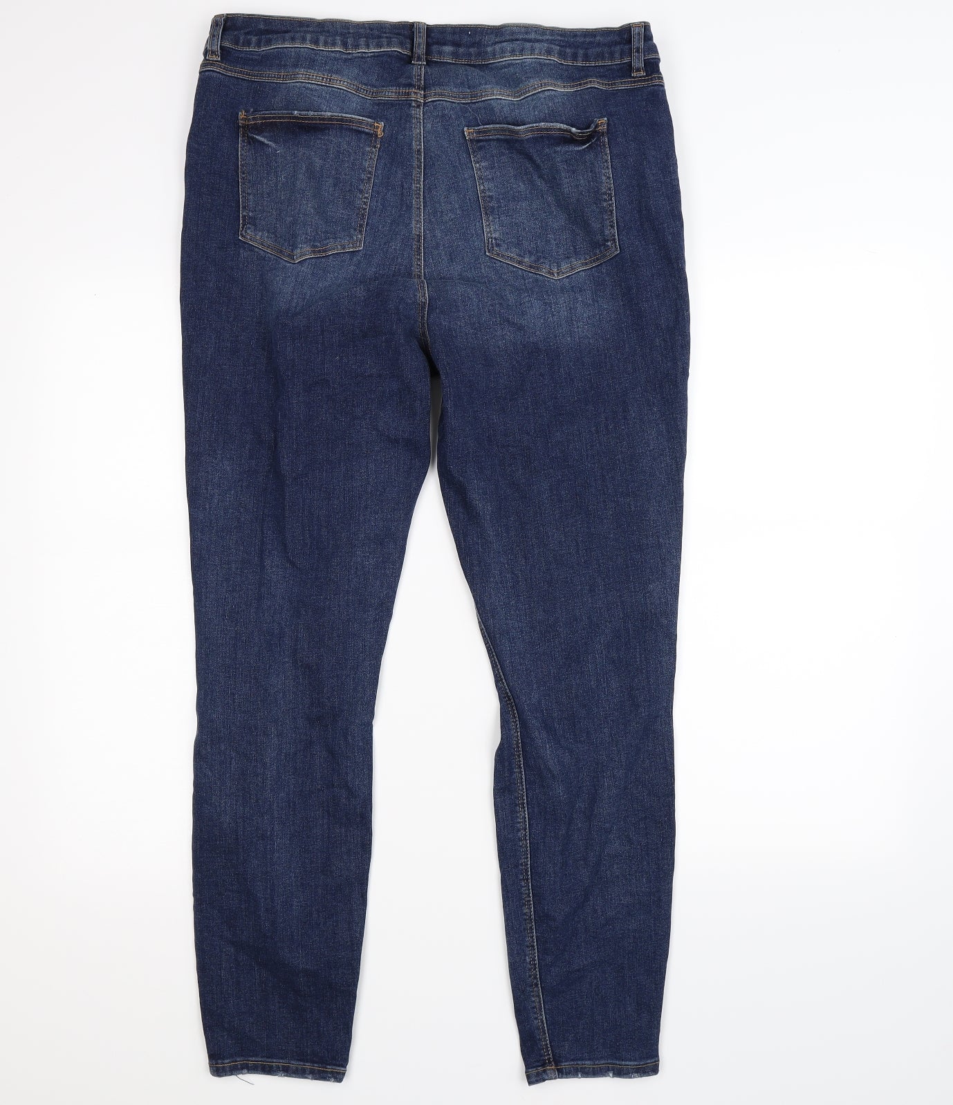 denim co Womens Blue  Denim Skinny Jeans Size 18 L27 in