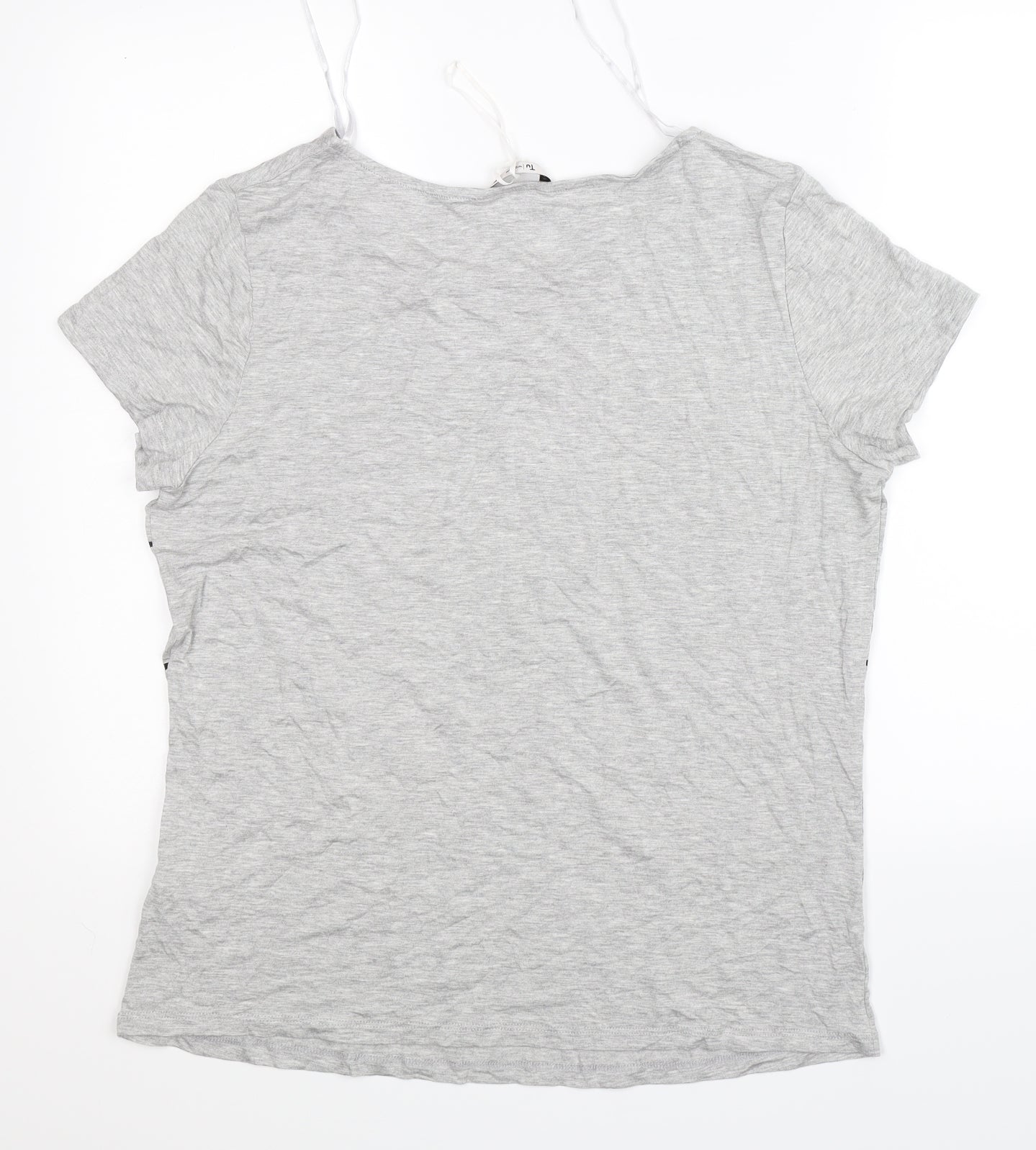 TU Womens Grey Solid  Top Pyjama Top Size 18  - Sausage Dog