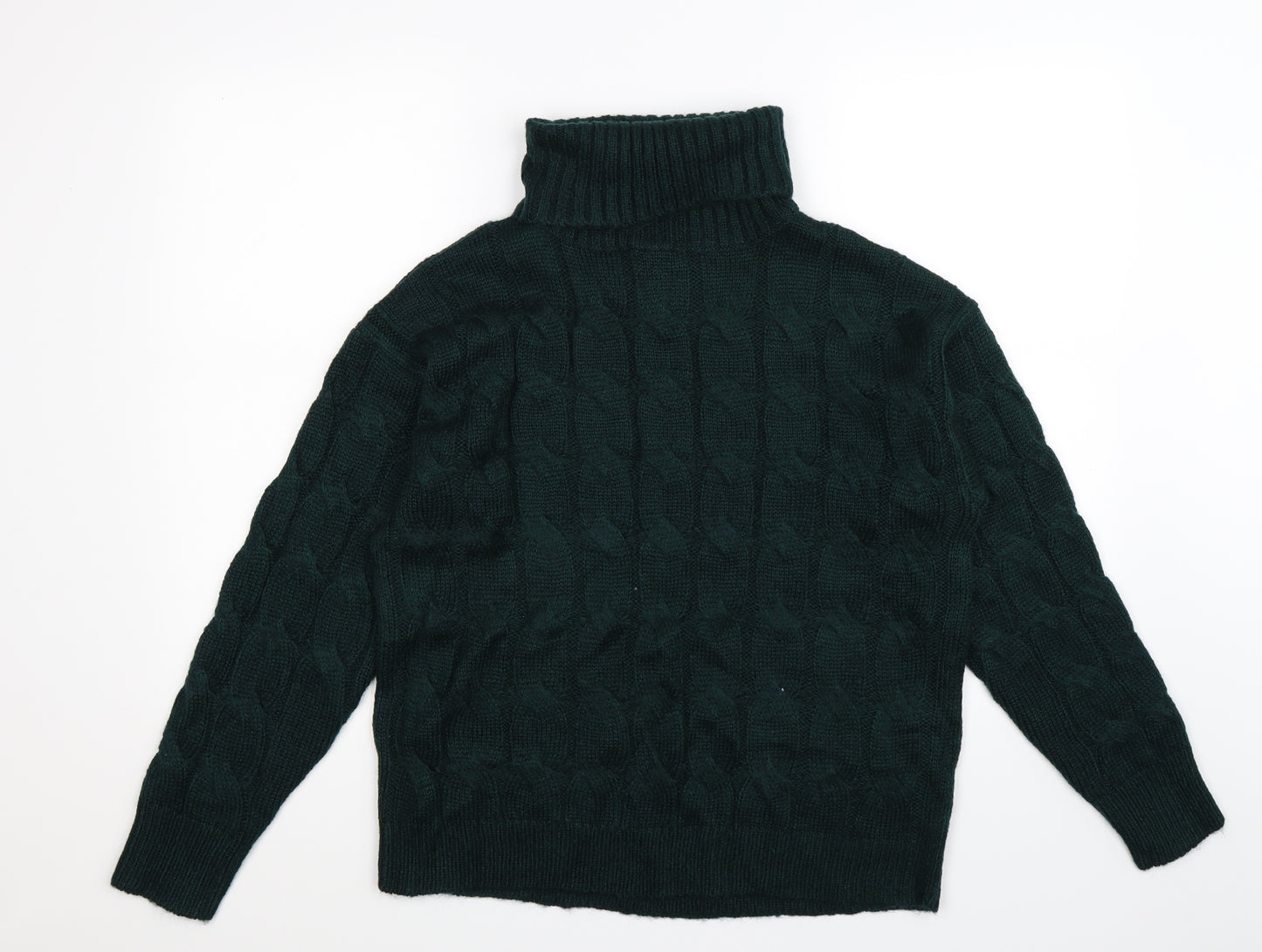 TU Womens Green  Knit Pullover Jumper Size 18