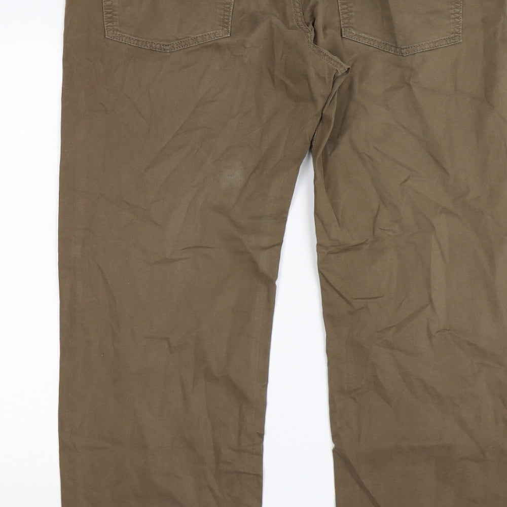 Blue Harbour Mens Brown  Denim Straight Jeans Size 38 L31 in - luxury fabric