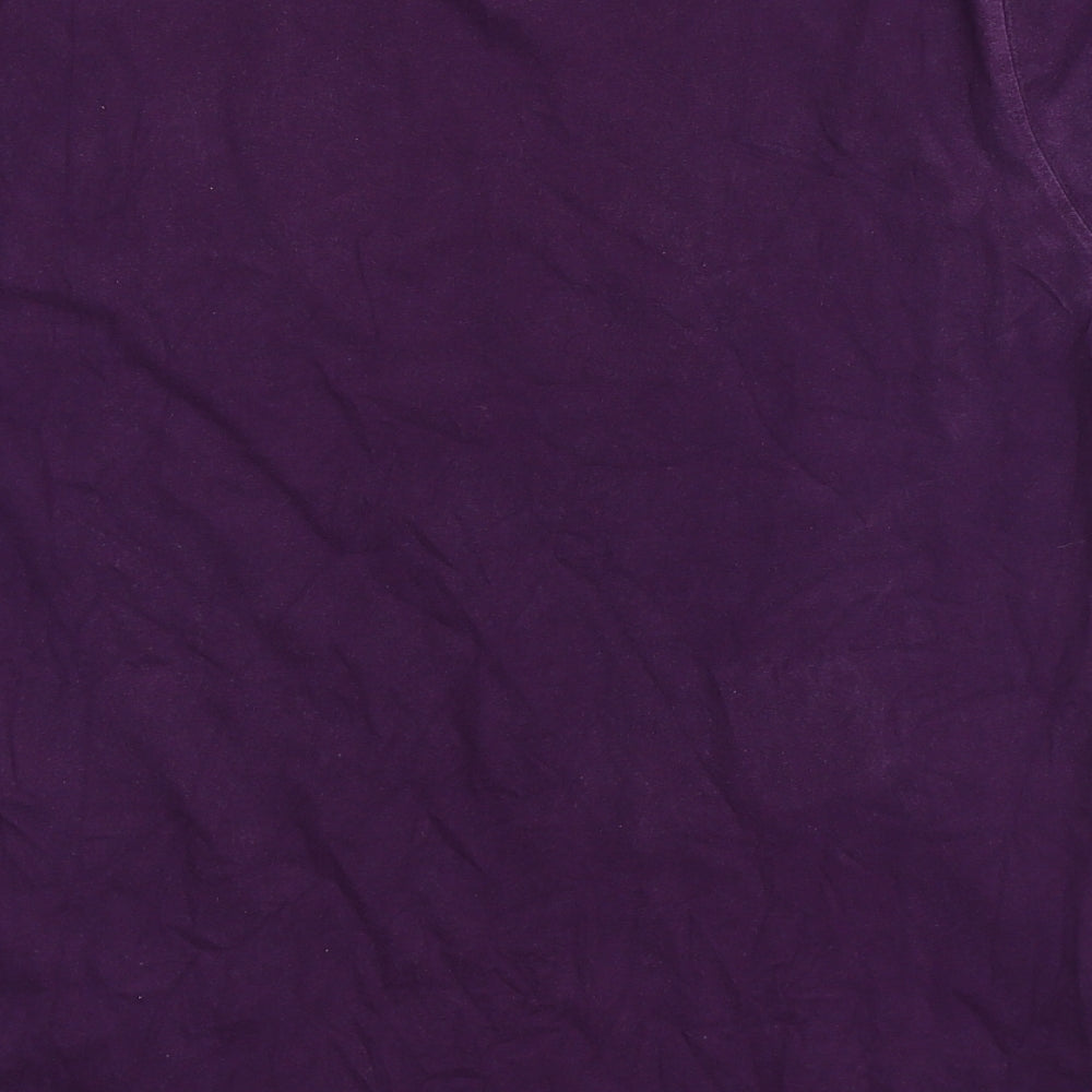 Drunknmunky Mens Purple    T-Shirt Size L