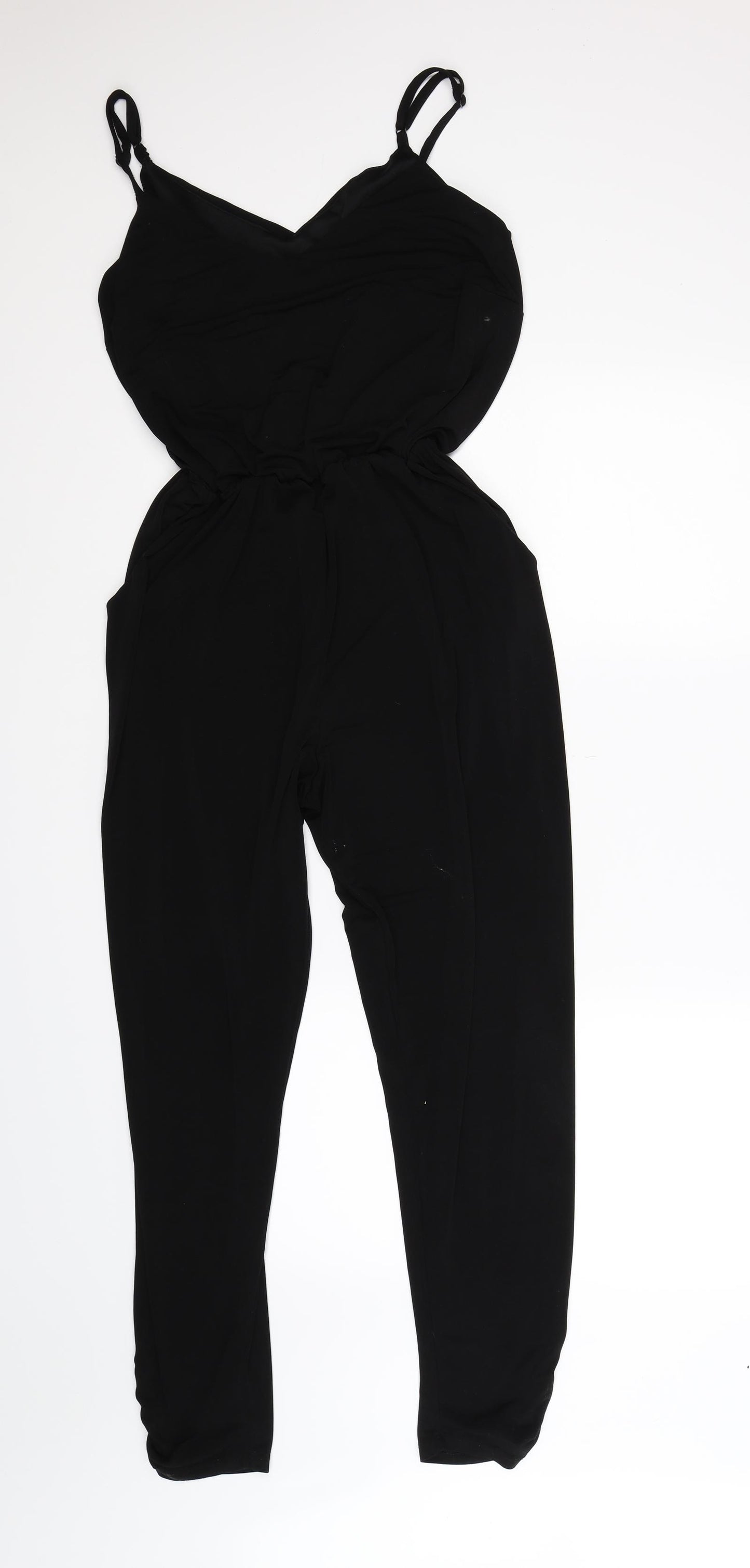 Papaya Womens Black   Jumpsuit One-Piece Size 12 L25 in