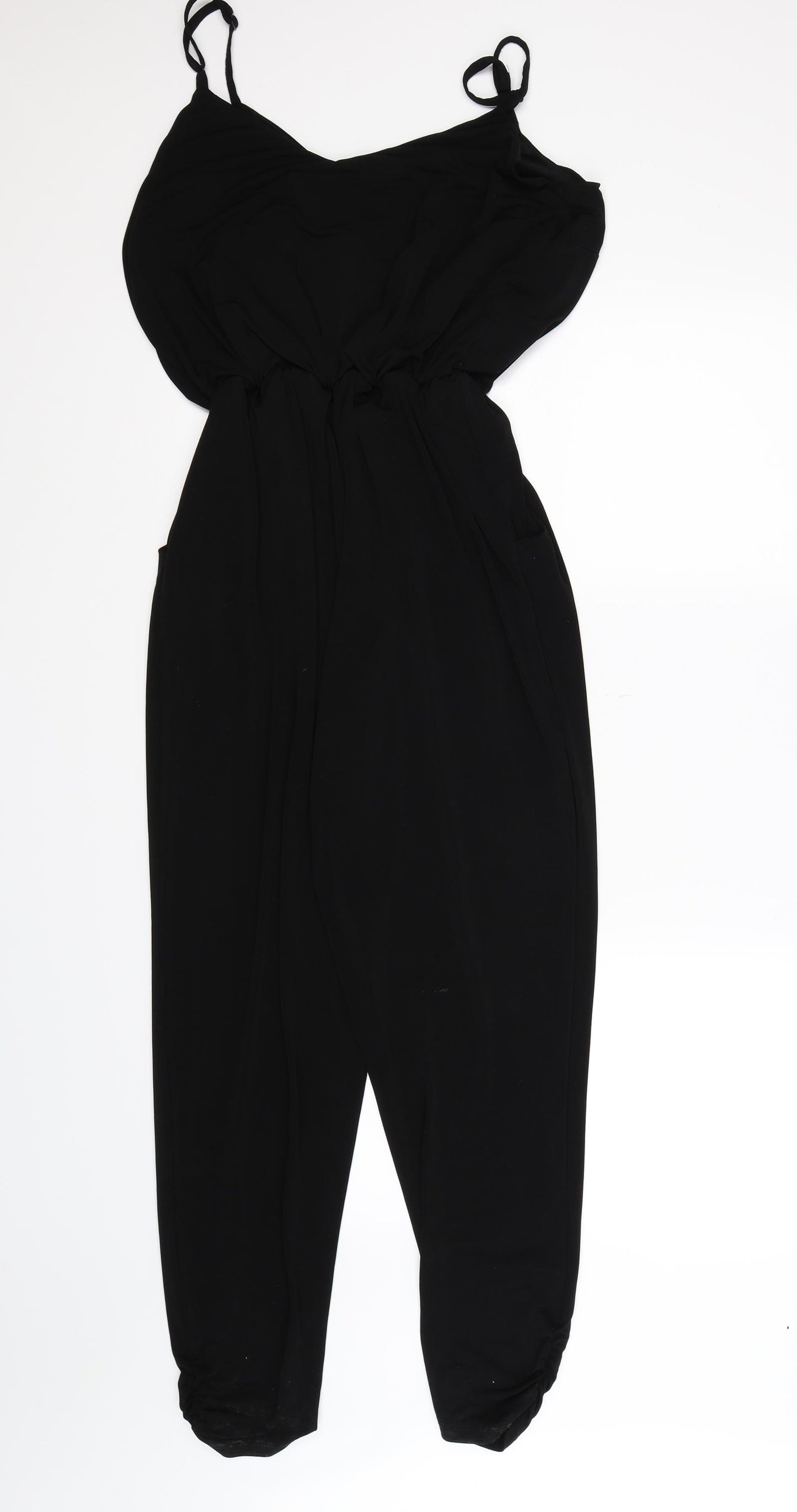 Papaya Womens Black   Jumpsuit One-Piece Size 12 L25 in