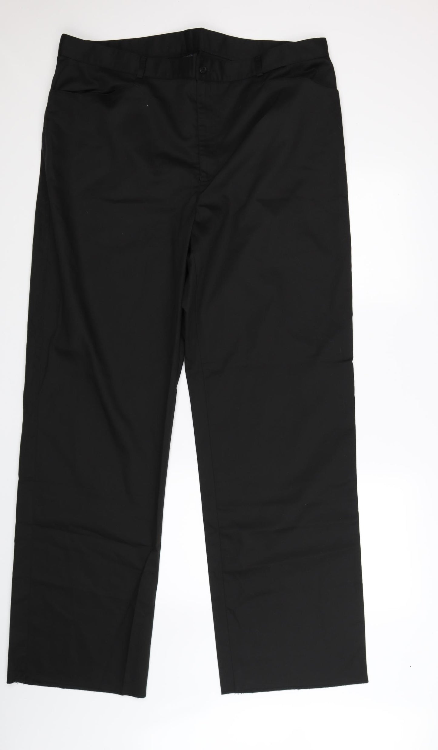 Jermyn Street Mens Black   Tuxedo Suit Trousers Size 42 L35 in