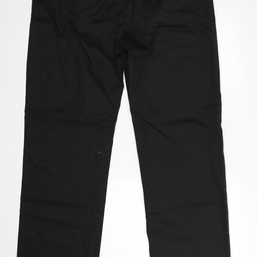 Jermyn Street Mens Black   Tuxedo Suit Trousers Size 42 L35 in