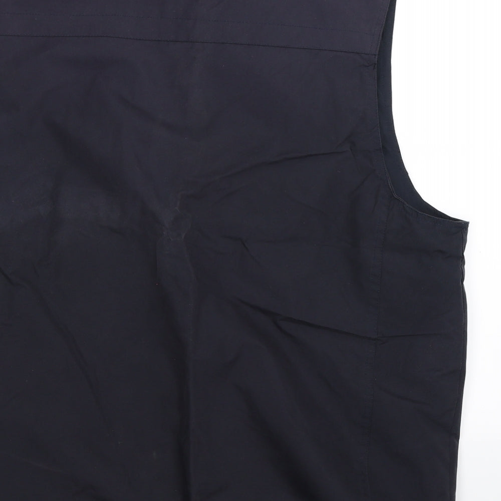 TOMAS BECK Mens Blue   Gilet Coat Size XL