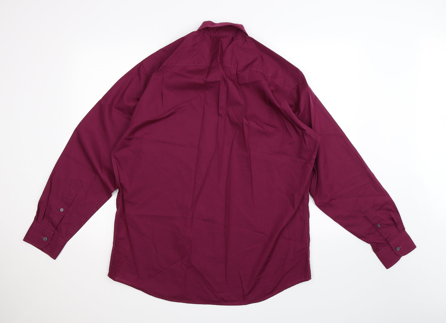 Peter England Mens Purple    Dress Shirt Size 16.5