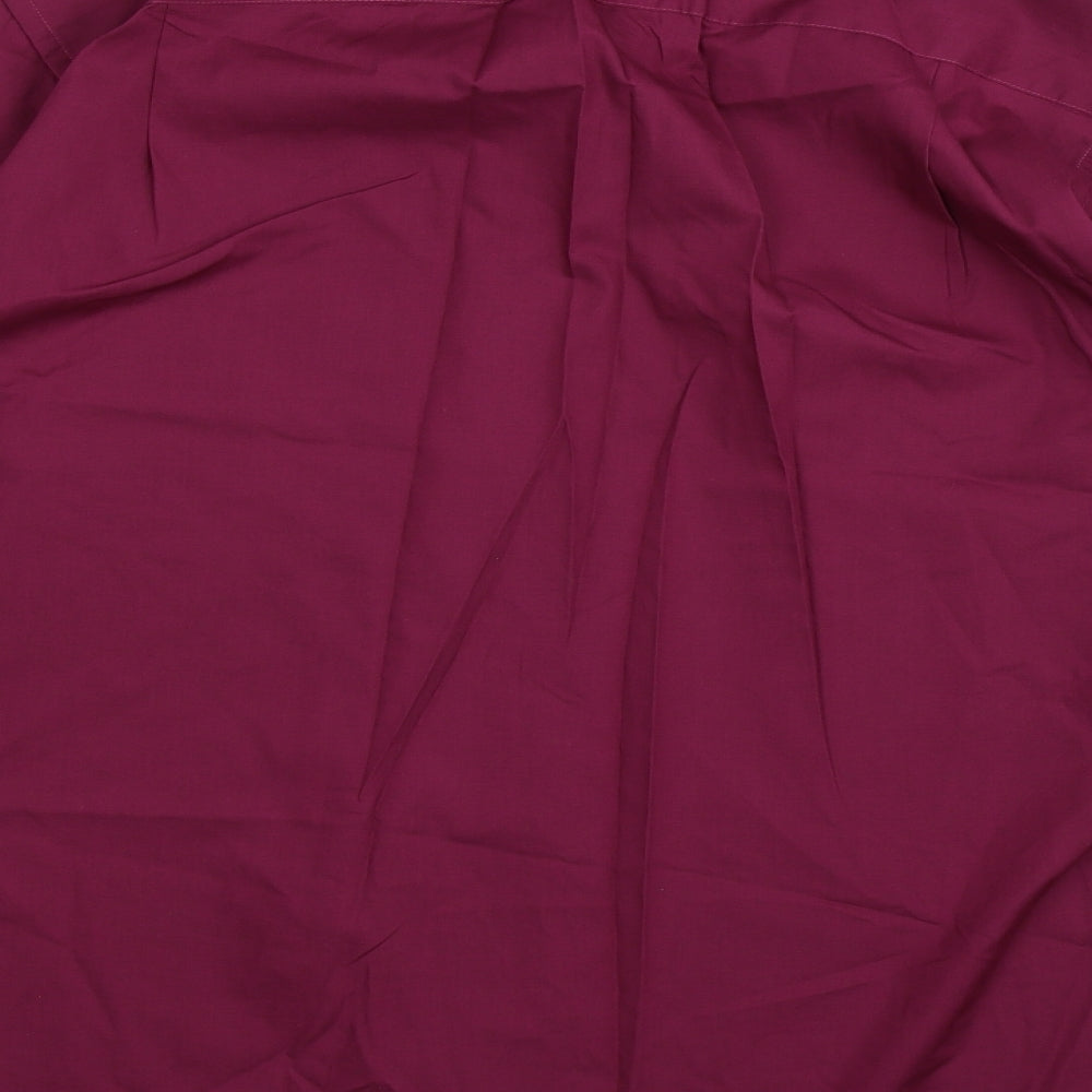 Peter England Mens Purple    Dress Shirt Size 16.5