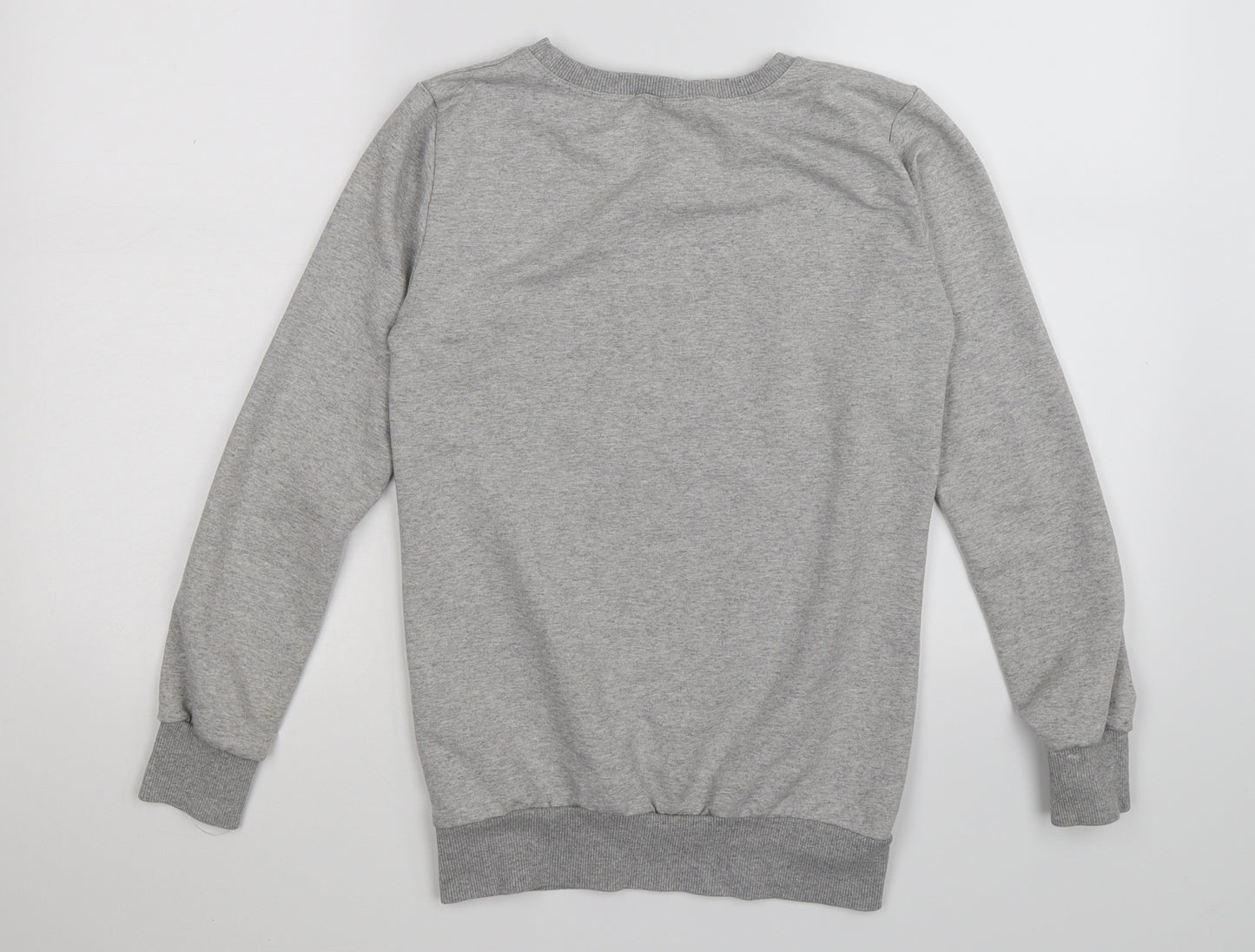namso Womens Grey  Jersey Pullover Sweatshirt Size XS  - party hard