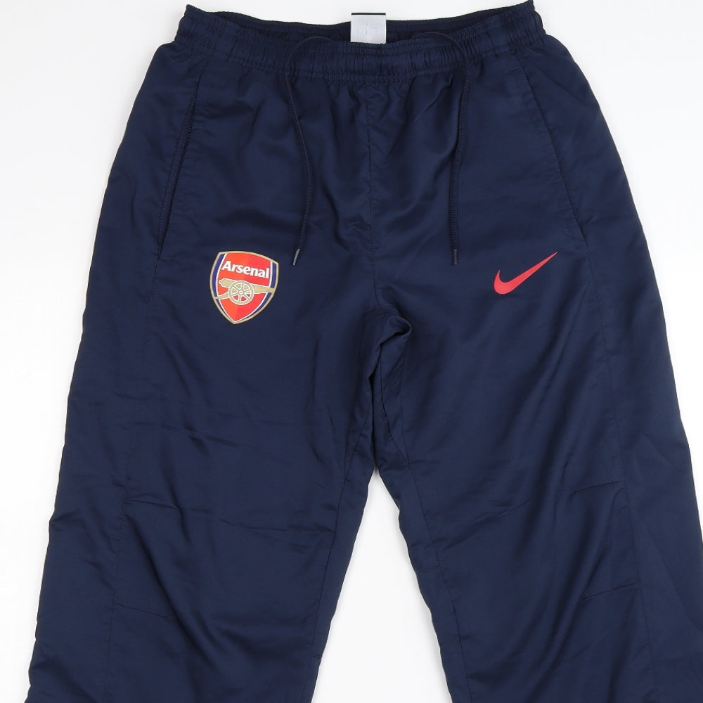 Nike Mens Blue   Jogger Trousers Size S L31 in - Arsenal FC